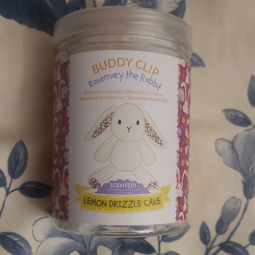 Scented Lemon Drizzle Cake Bunny Clip NEW - Picture 1 of 5